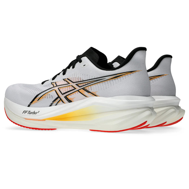 ASICS Sonicblast 2 Men's, White and Orange - three-quarter view