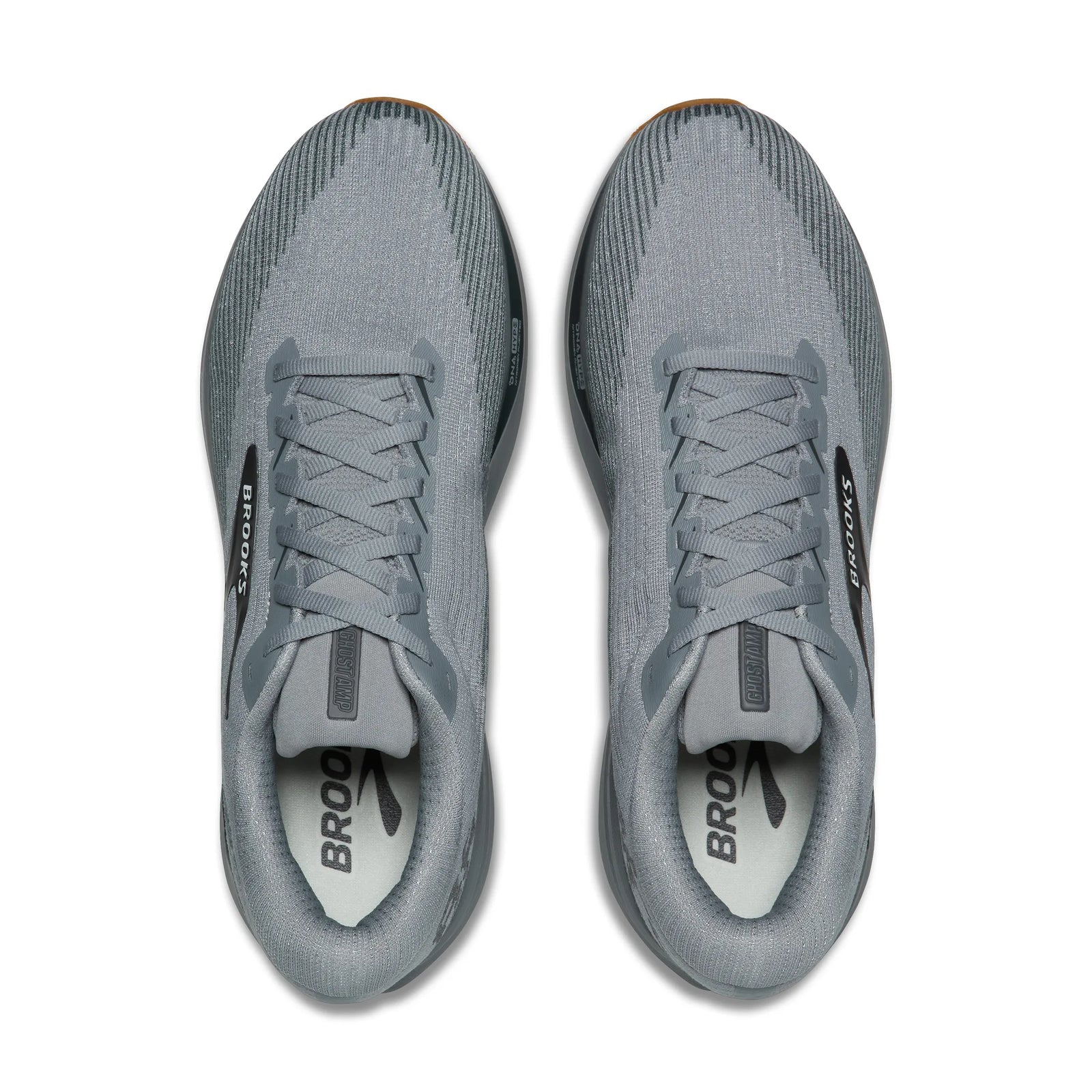 Brooks Ghost Amp Men's Running Shoes - Primer / Ebony / Oyster
