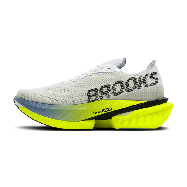 Brooks Hyperion Max 4 chaussures de course à pied pour homme - Blanc / Bleu / Nightlife
