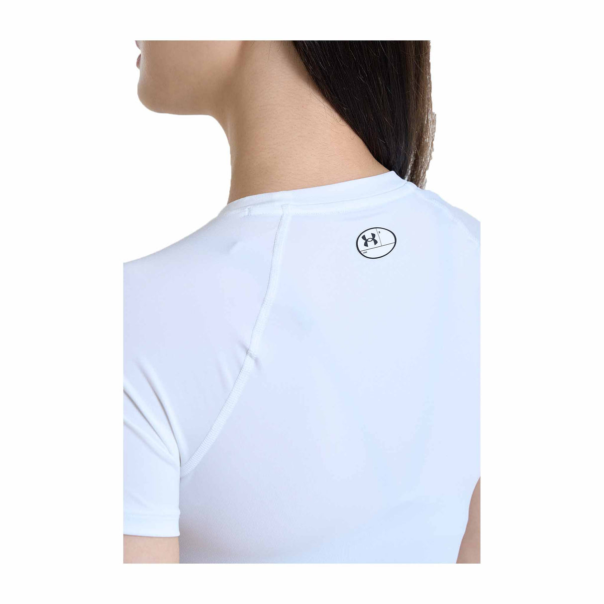 Under Armour HeatGear Compression Short Sleeve T-Shirt for Women - White