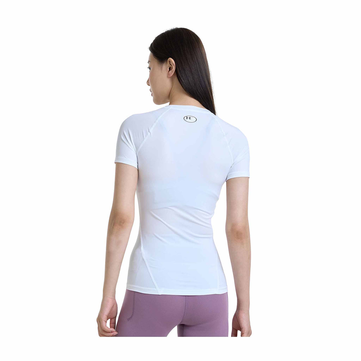 Under Armour HeatGear Compression Short Sleeve T-Shirt for Women - White