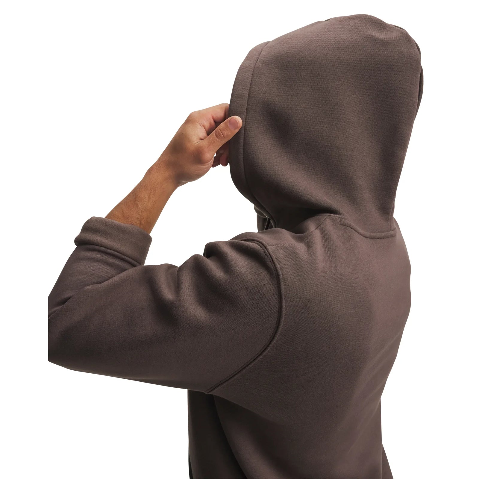 UA Icon Fleece men's hoodie Peppercorn - brushed interior