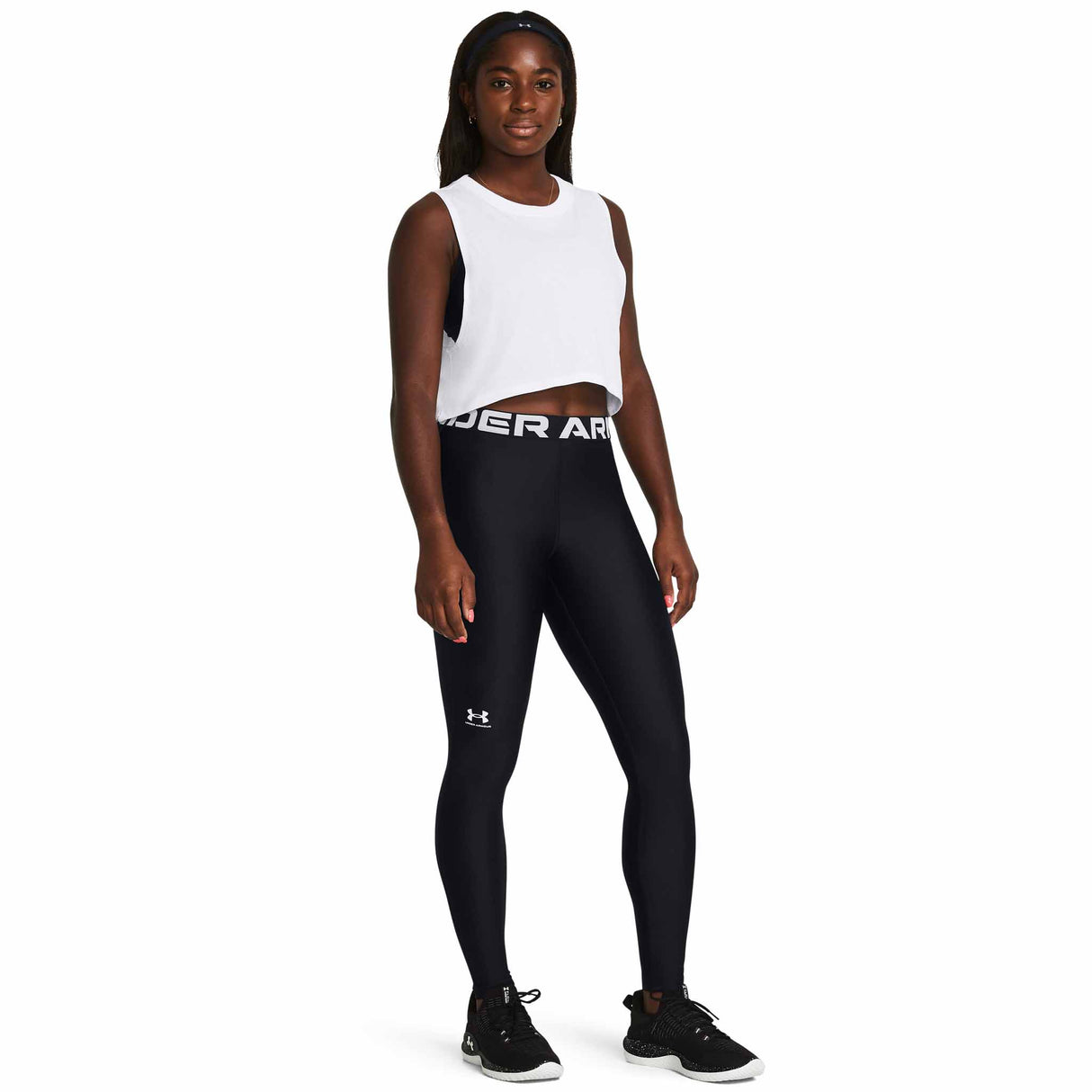 Under Armour HeatGear Women's Leggings - Black / White