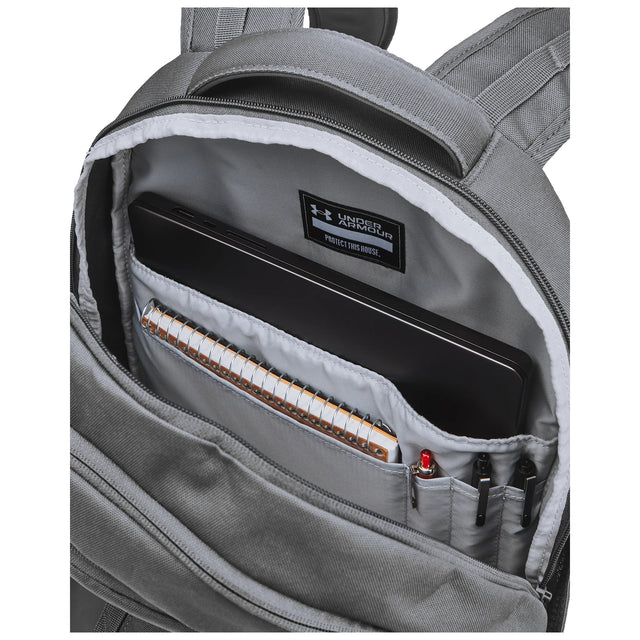 Under Armour Hustle Backpack 6.0 - Castlerock / Steel