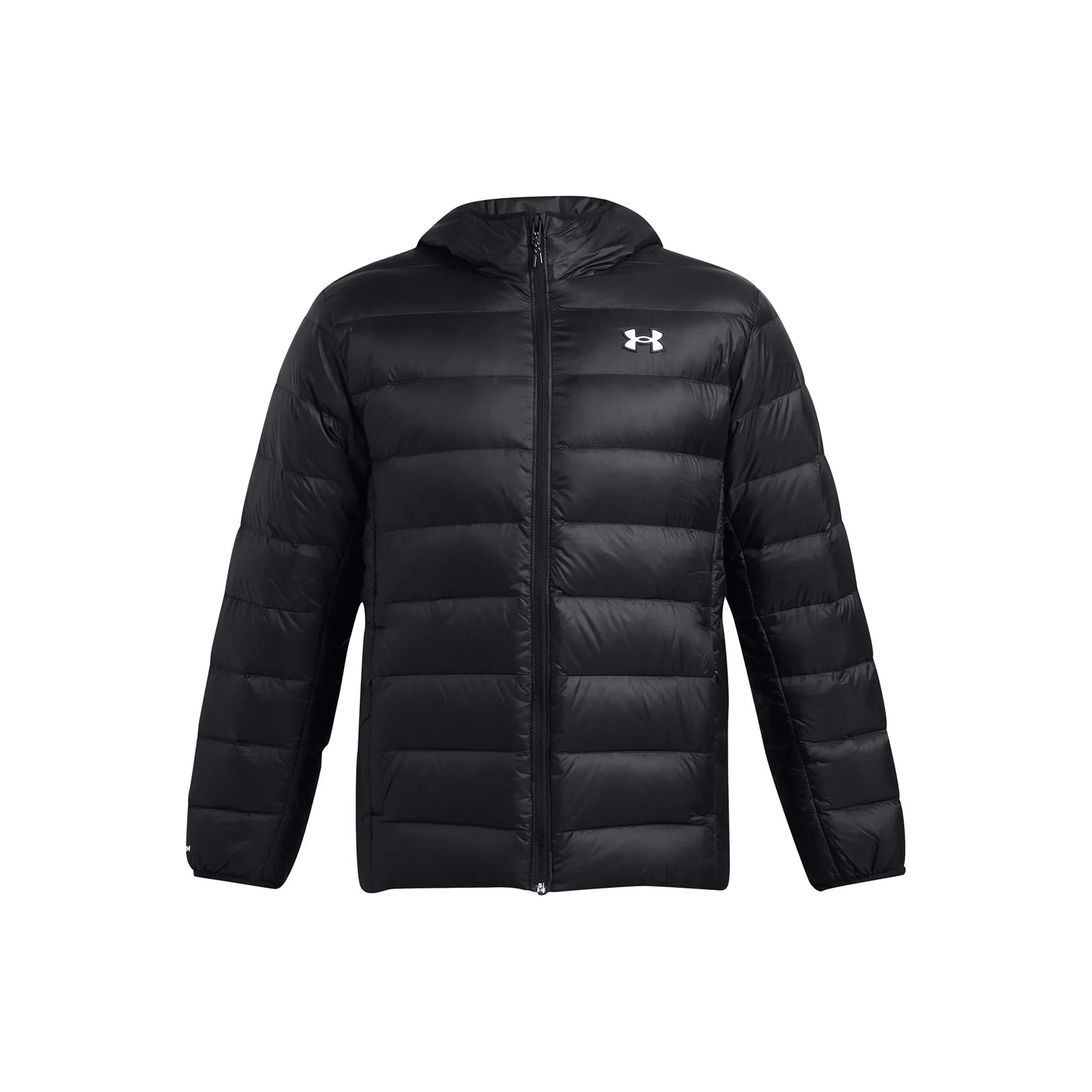 UA Legend Down manteau en duvet à capuchon pour homme Noir / Blanc