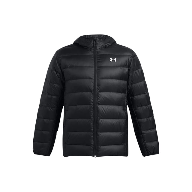 UA Legend Down manteau en duvet à capuchon pour homme Noir / Blanc