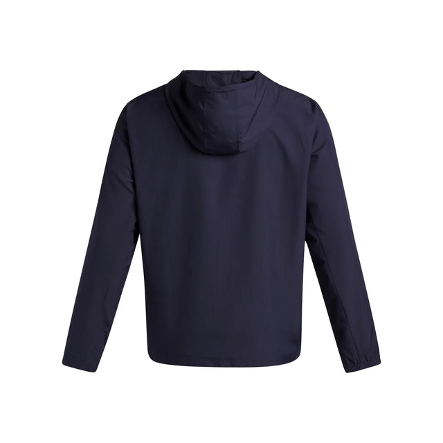 UA Rival Woven manteau coupe-vent pour homme Midnight Navy / Blanc - dos