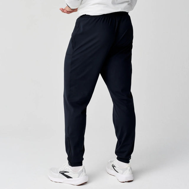 Brooks Momentum Thermal running pant for men – Black (back view)