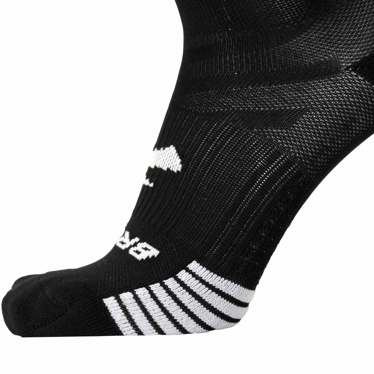 Brooks Ghost Crew 2-pack chaussettes de course à pied unisexes - Noir / Blanc