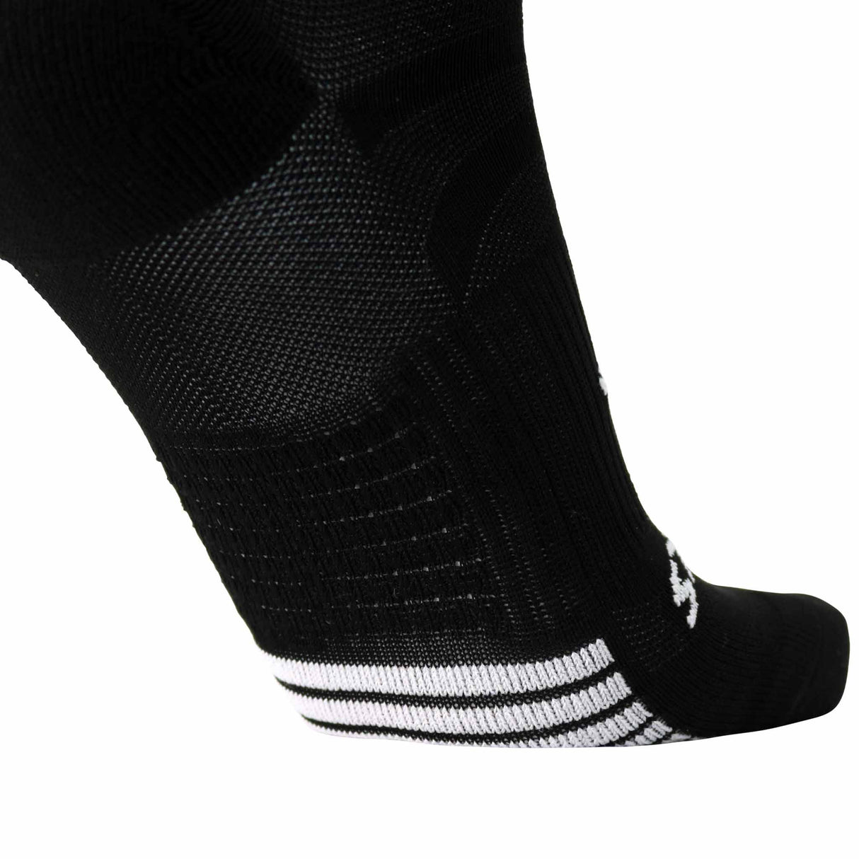 Brooks Ghost Crew 2-pack chaussettes de course à pied unisexes - Noir / Blanc