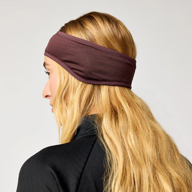 Brooks Momentum Thermal bandeau de course à pied – Cacao (vue arrière)