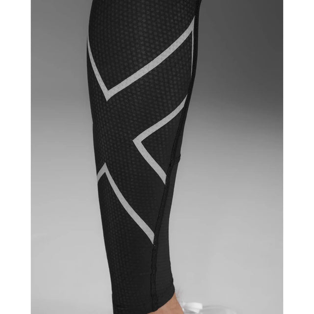 2XU Aero Mesh collants de coure homme - Noir / Argent réfléchissant
