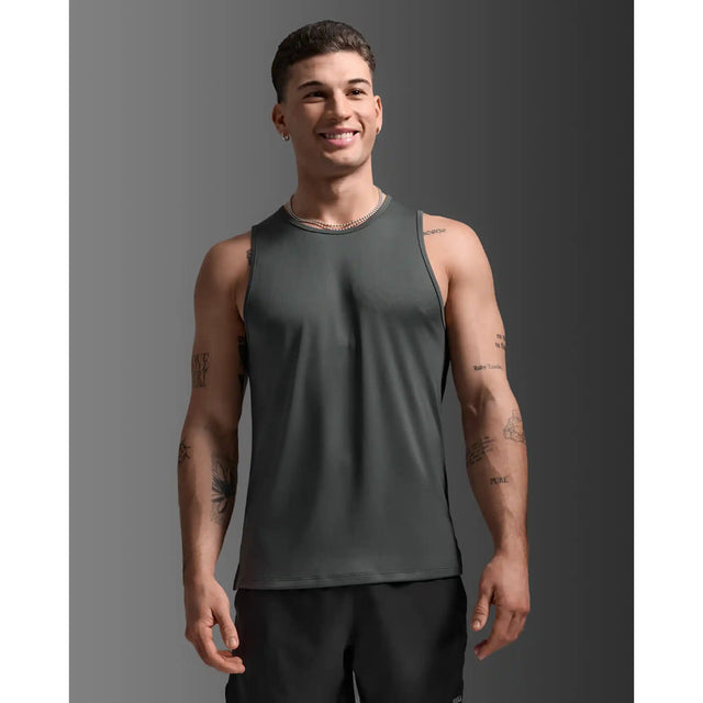 2XU Aero camisole homme - Jupiter / Noir réfléchissant