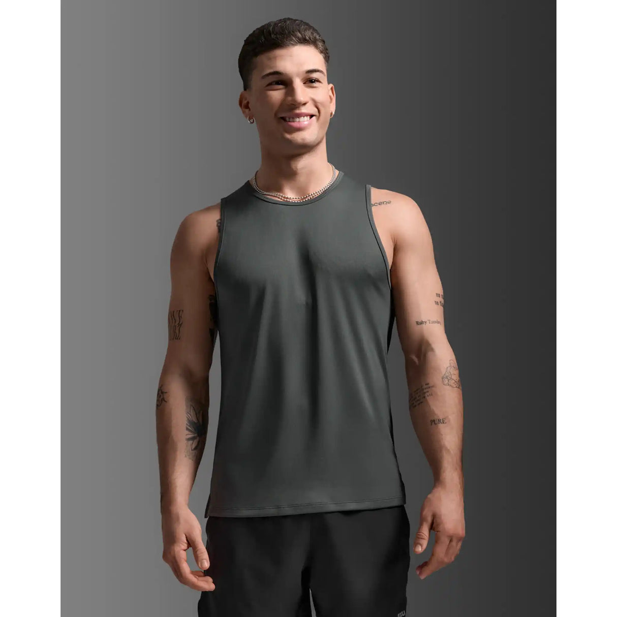 2XU Aero camisole homme - Jupiter / Noir réfléchissant