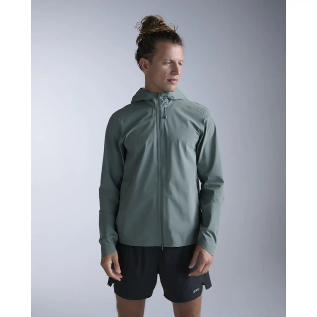 2XU Ignition Shield Jacket homme - Olive Leaf / Black Reflective