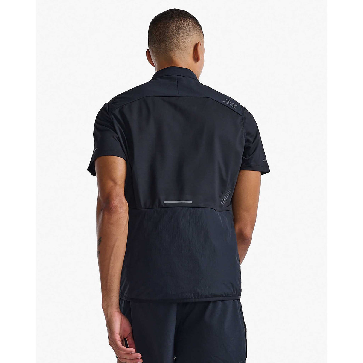 2XU Light Speed Hybrid veste homme noir / noir réfléchissant dos