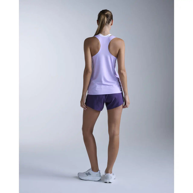 2XU Light Speed Tech camisole de course femme - Lavender / Lavender Reflective