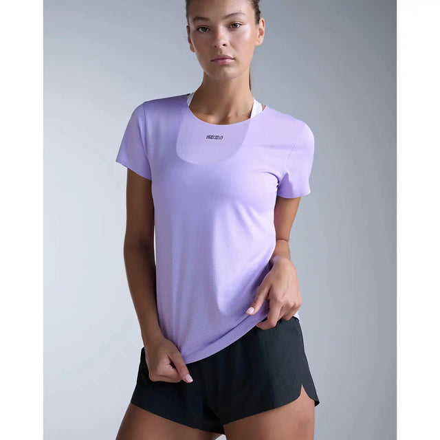 2XU Light Speed Tech t-shirt femme - Lavender / Lavender Reflective