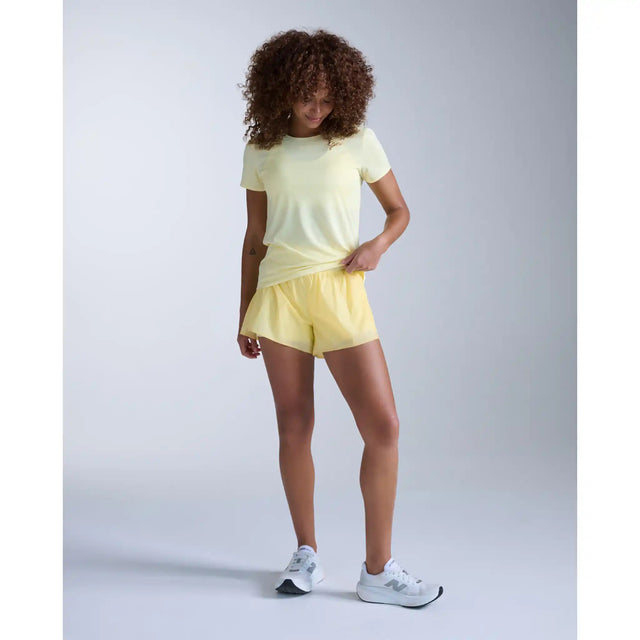 2XU Light Speed Tech t-shirt femme - Lemon Ice / Lemon Reflective