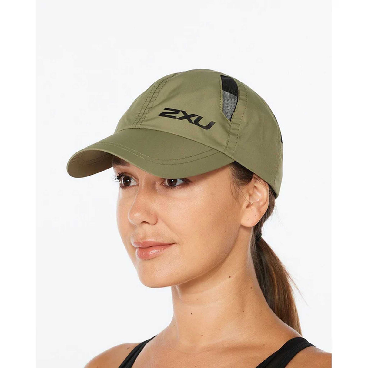 2XU Run Cap casquettes de course à pied unisexe - Alpine / Black