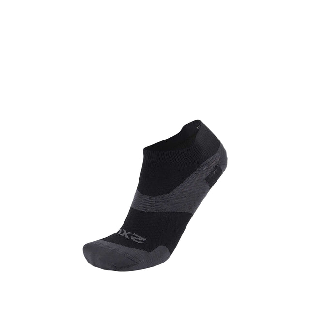 2XU Vectr Ultralight 1/4 Crew bas compressifs de course à pied - noir / titane