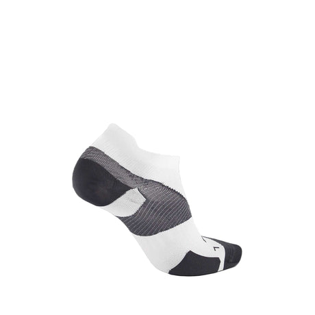 2XU Vectr Ultralight 1/4 Crew bas compressifs de course à pied - blanc / gris