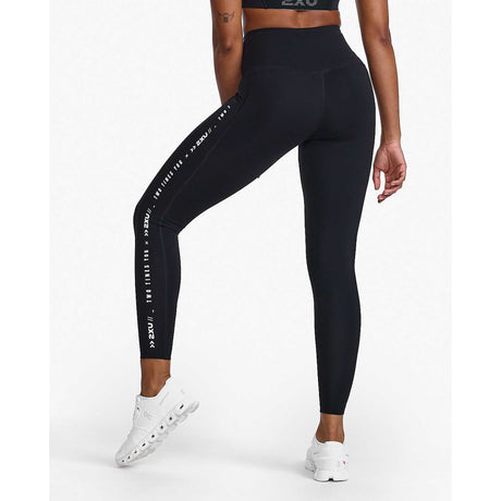 2XU Form Lineup Hi-Rise leggings femme - noir / blanc dos