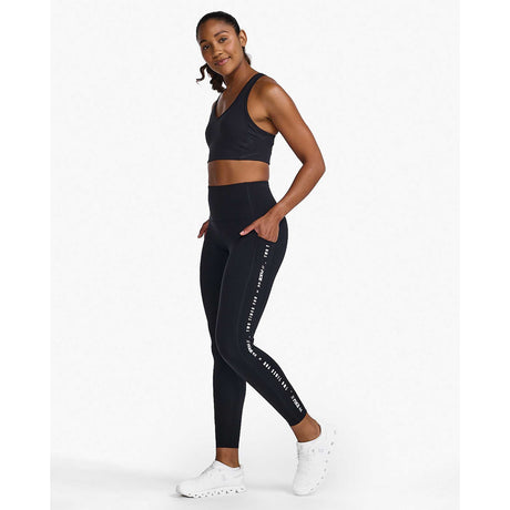 2XU Form Lineup Hi-Rise leggings femme - noir / blanc live