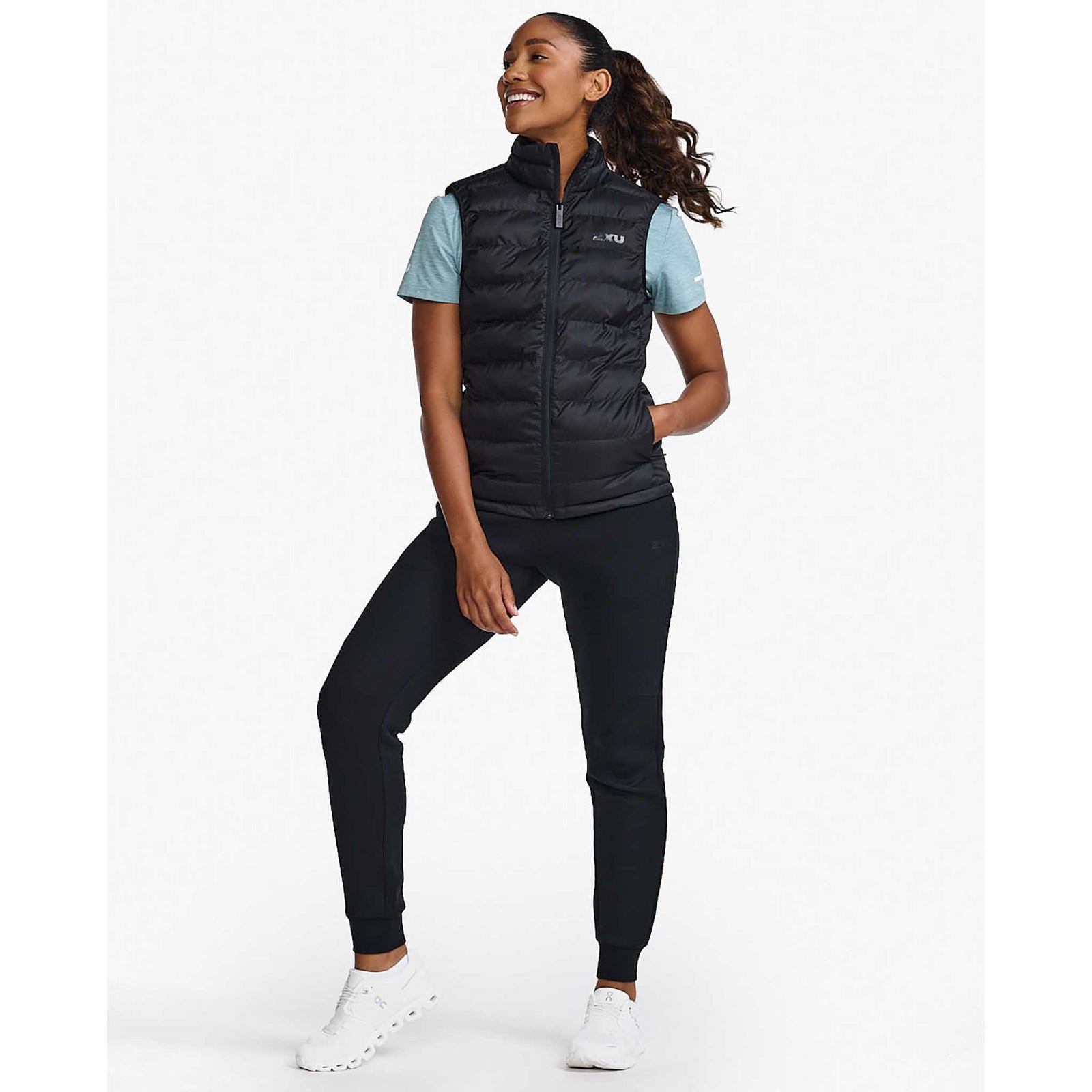 2XU 2XU Commute Packable veste de course sans manches pour femme