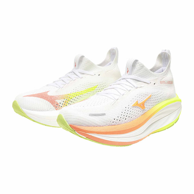 Mizuno Neo Vista 3 Women's Running Shoes - GF White / Flamingo Coral