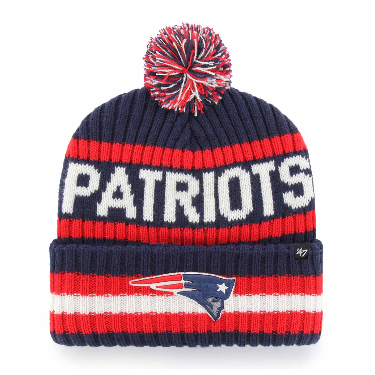 47 Brand 47 Brand Tuque a pompon Bering NFL New England Patriots