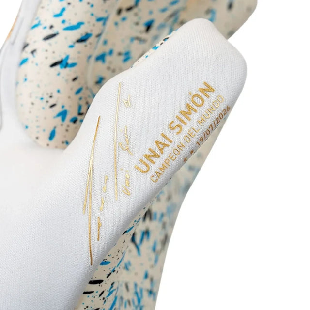 Reusch Attrakt Freegel Fusion Unai World Champion gants de gardien de soccer - White / Gold