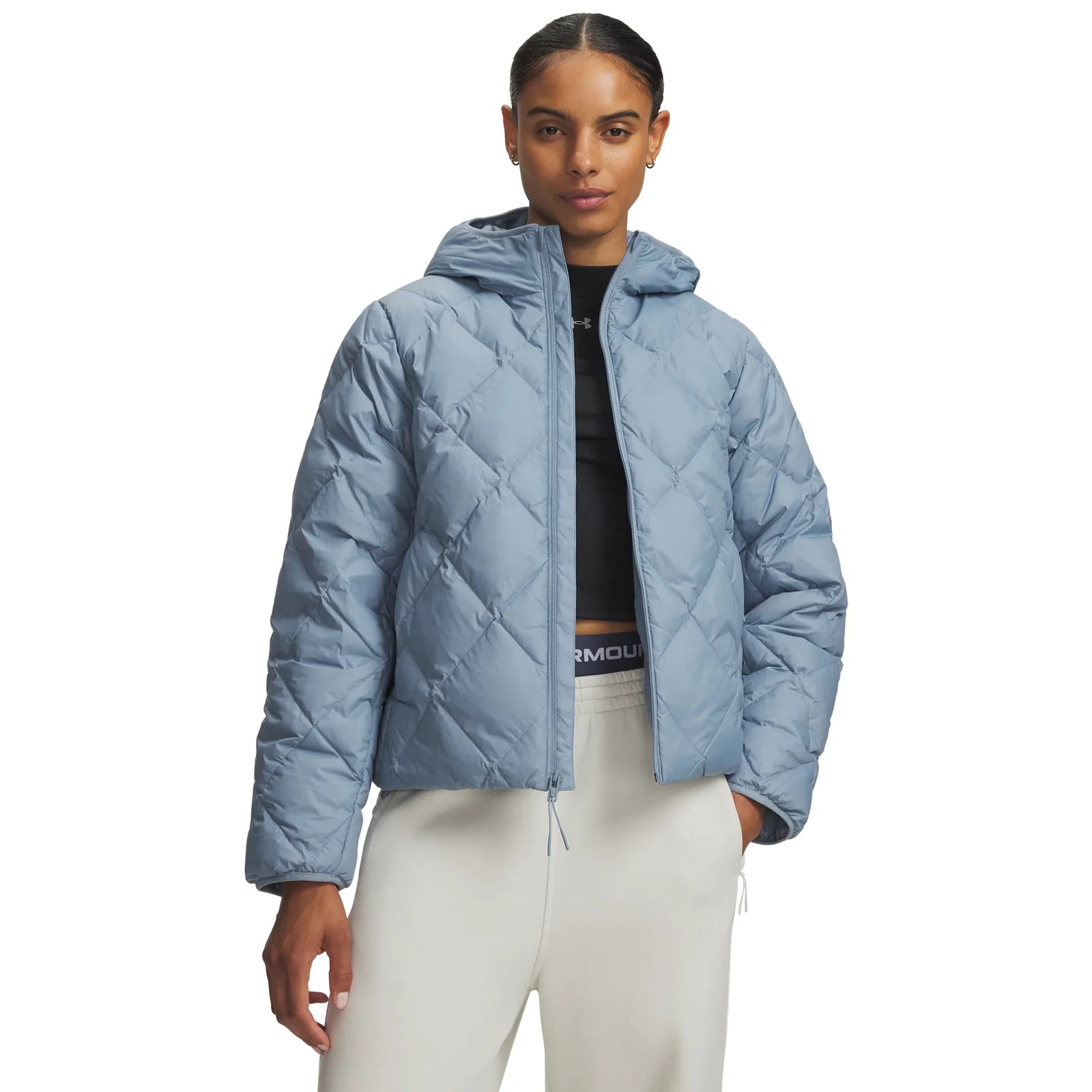 UA Legend Down women's jacket Blue Wind / Blue Fog