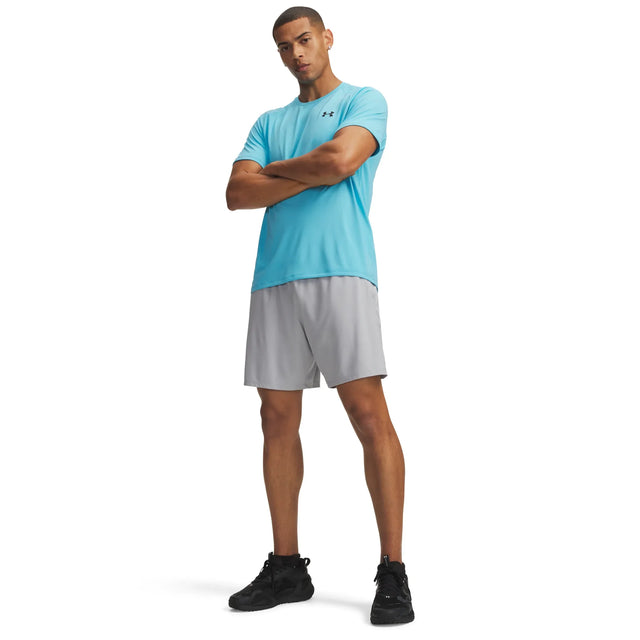 UA Tech Vent short 7 po pour homme Mod Gray / Noir