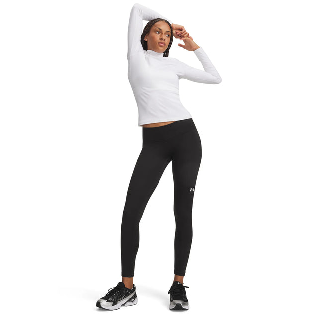Under Armour ColdGear legging Noir / Blanc pour femme – à plat