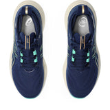 ASICS Gel Nimbus 26 souliers de course femme empeigne- Blue Expanse/Aurora Green