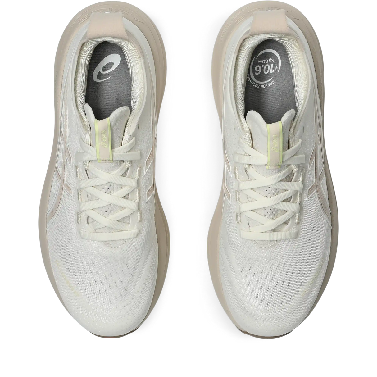 ASICS Gel Nimbus 27 chaussures de course à pied pour femme - Cream / Mineral Beige