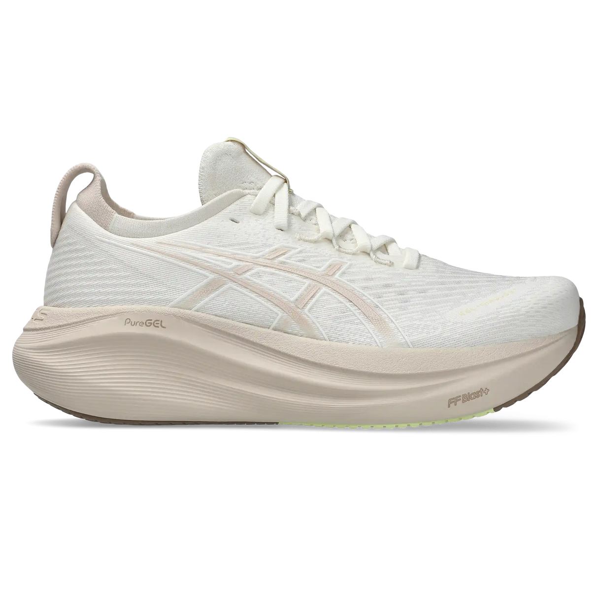 ASICS Gel Nimbus 27 chaussures de course à pied pour femme - Cream / Mineral Beige