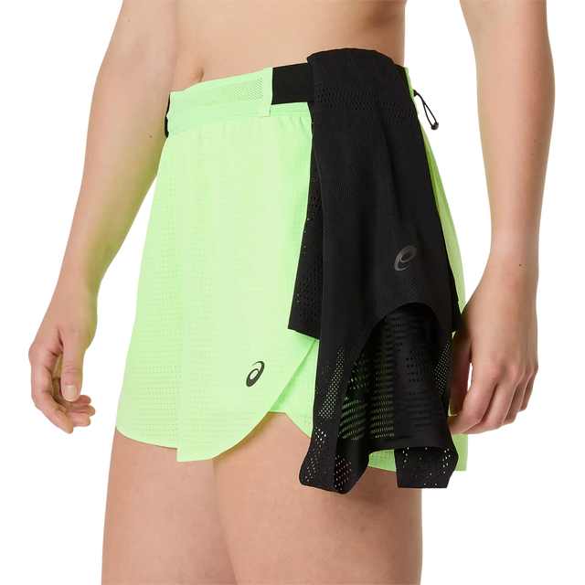 ASICS Metarun Split short femme - Vert lumineux