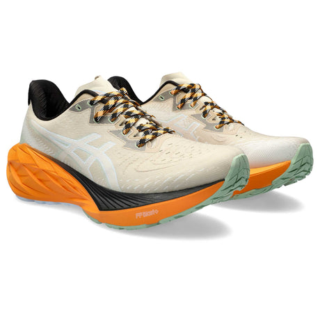 ASICS Novablast 4 TR souliers de course en sentier homme paire- Nature Bathing/Fellow Yellow