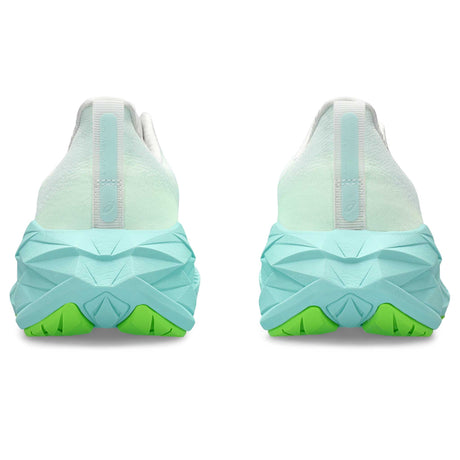 ASICS Novablast 4 chaussures de course à pied pour femme talons - White / Illuminate Mint