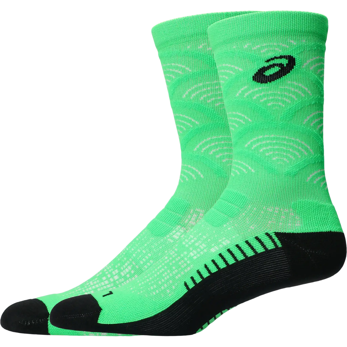 ASICS Performance Run Sock Crew chaussettes mi-mollet - Vert vital