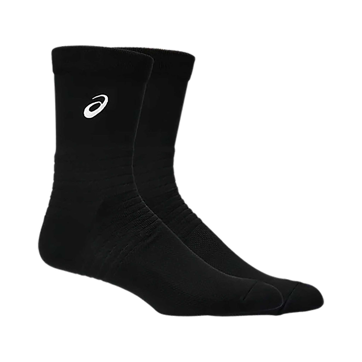 ASICS Resolution Crew chaussettes mi-mollet unisexes - noir