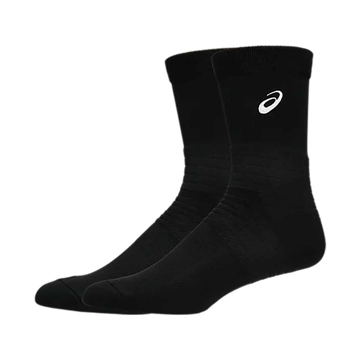 ASICS Resolution Crew chaussettes mi-mollet unisexes - noir