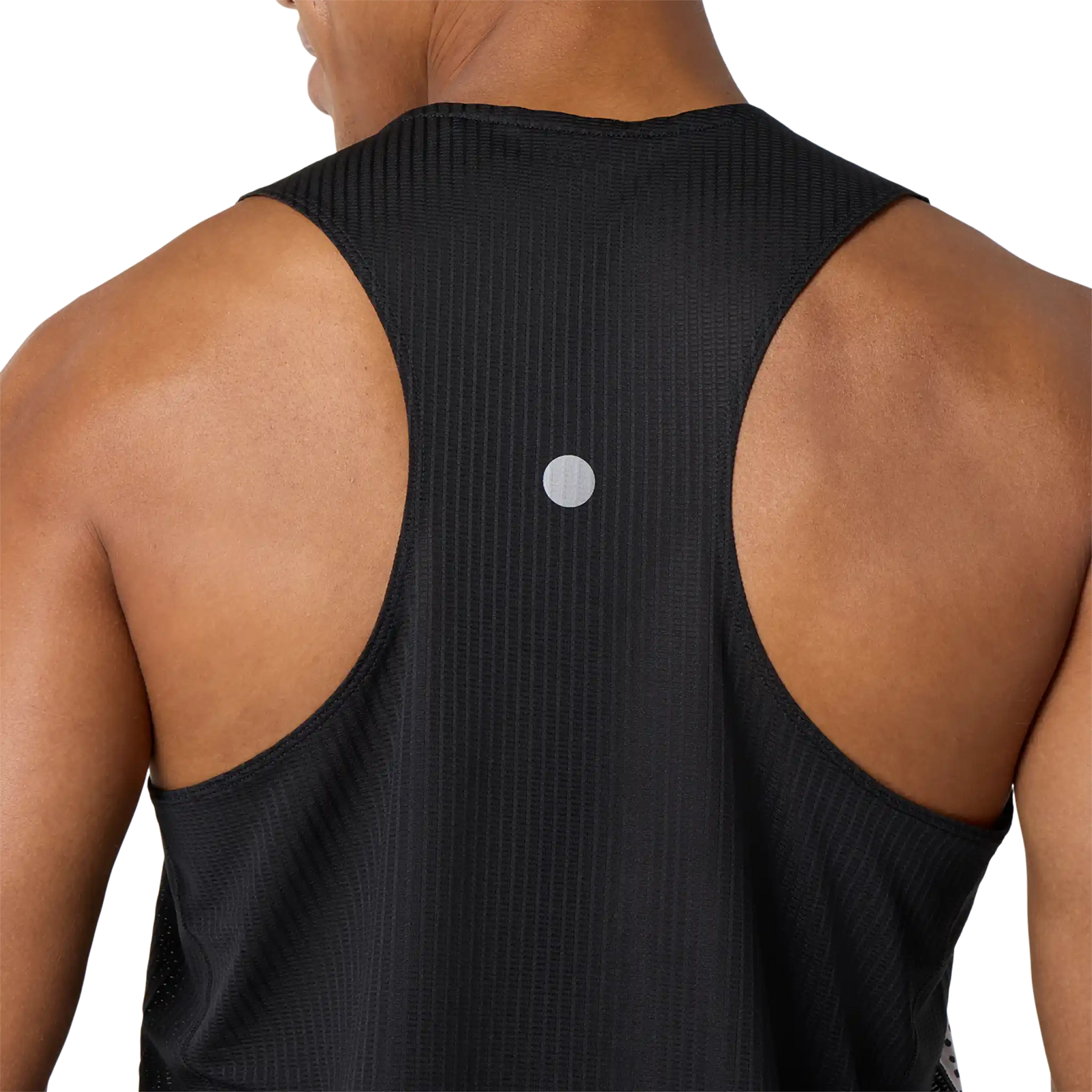 ASICS Road Fade Singlet homme - Noir Performance / Crème