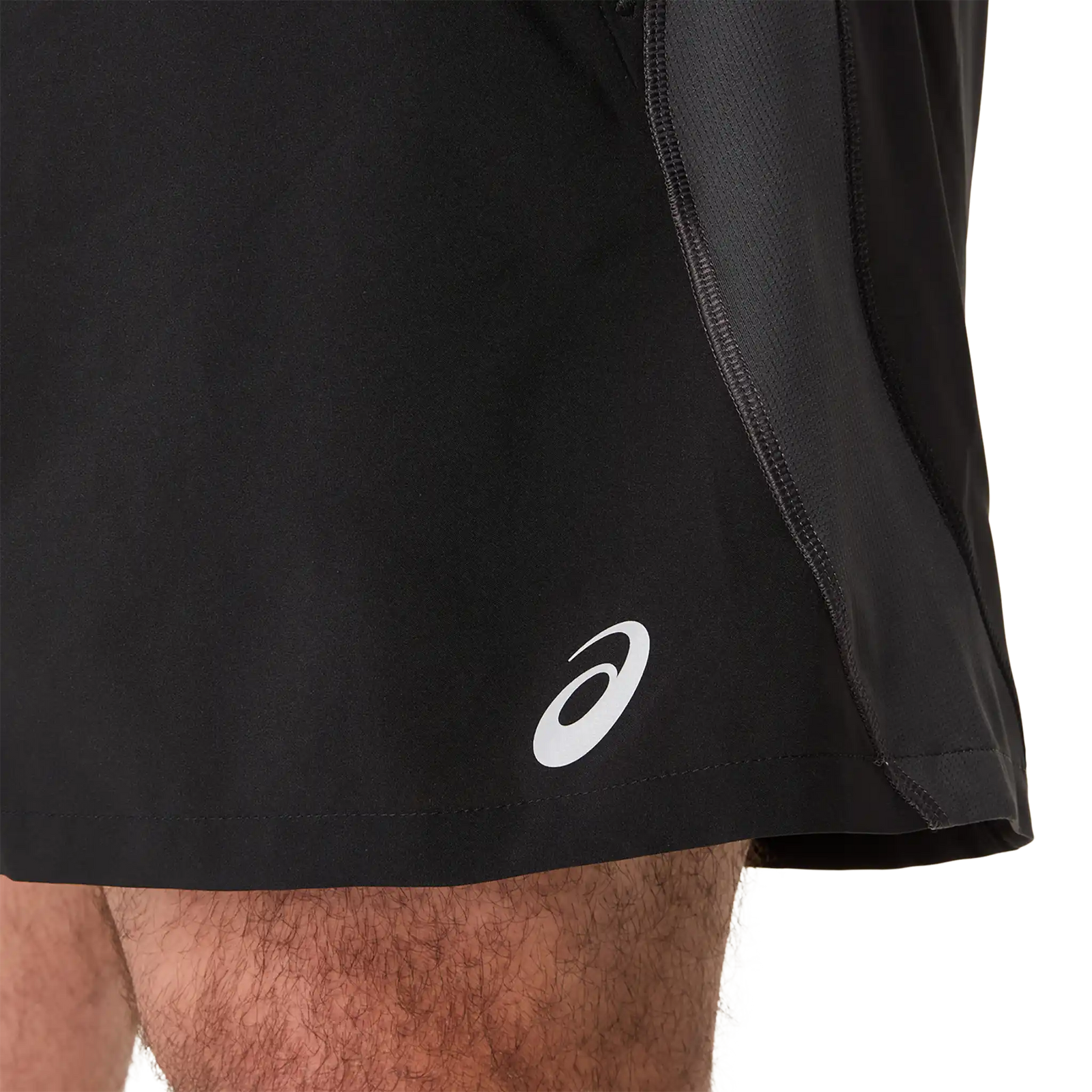 ASICS Road short de course à pied 5 po homme - Noir Performance / Gris Graphite