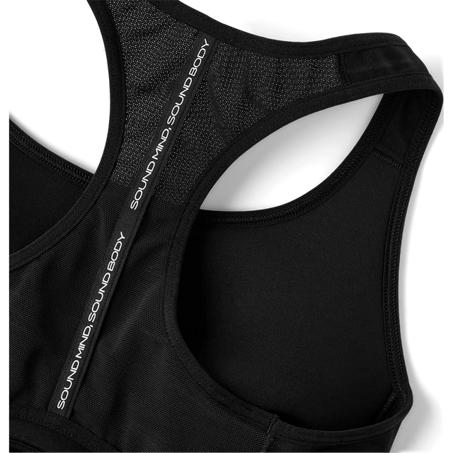 ASICS Road soutien-gorge de compression - Noir performance