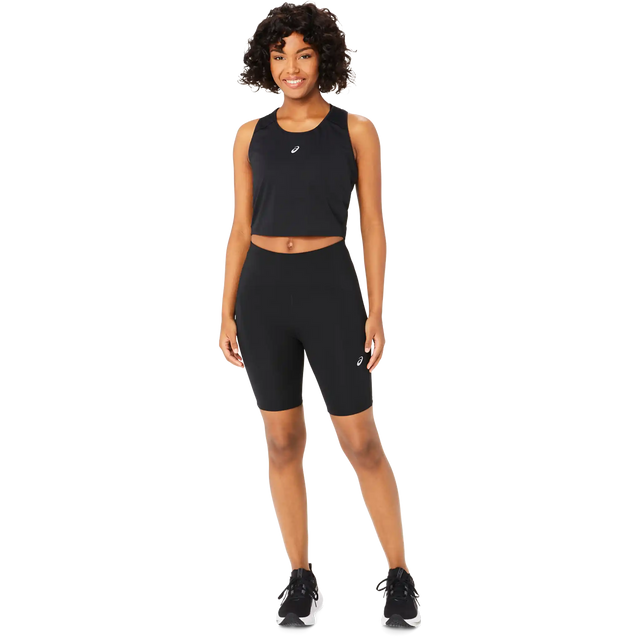 ASICS Road Sprinter cuissard 8 po à taille haute femme - Noir performance
