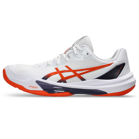 Asics Sky Elite FF 3 souliers de volleyball homme - White / Nova Orange