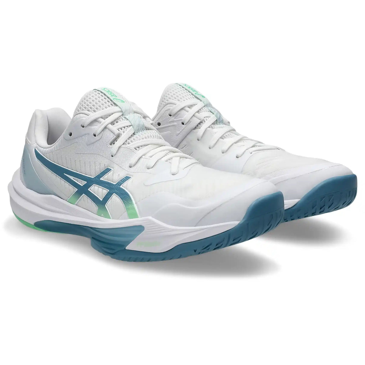 ASICS Sky Elite FF 3 chaussures de volley-ball homme - White / Saba Blue